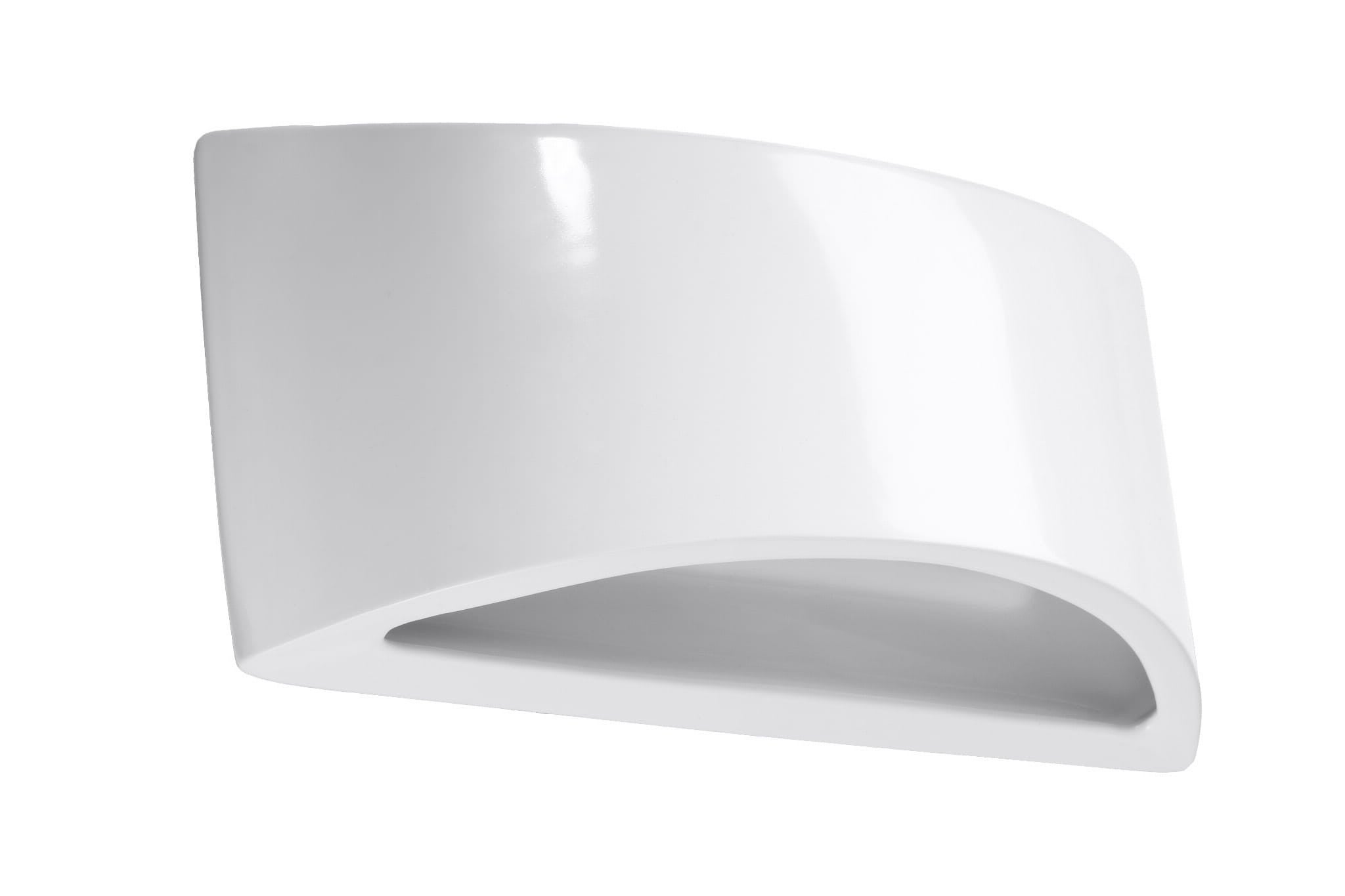 Kinkiet ścienny Vixen biały 1xG9x40W wym: 14,5 x 9,5 x 31,5 cm ceramika / gips IP20 Sollux Lighting