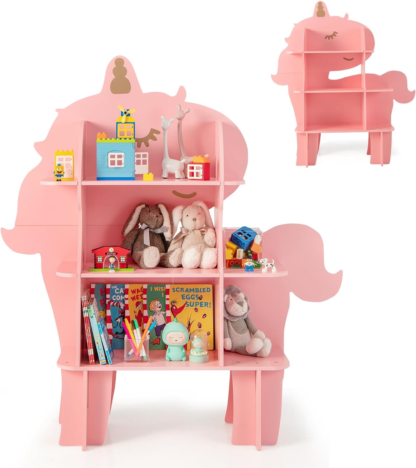 Smoby Tricycle Be Fun Rose – Évolutif 2 En 1, Canne Parentale Réglable, Dès 15 Mois – 740335