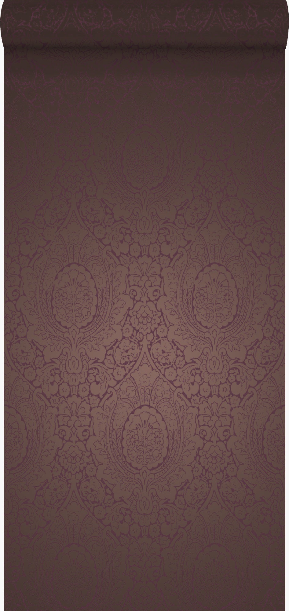 Tapeta ozdoby ciemnego fioletu - 53 cm x 10.05 m - ORIGIN