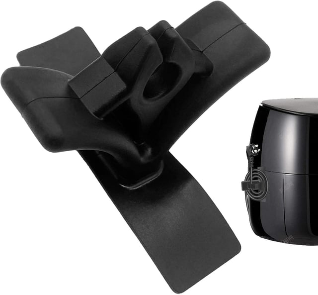 2pcs Noir Enrouleur de câble pour appareils ménagers – Organisateur de câbles Enrouleur de câble pour appareils de cuisine