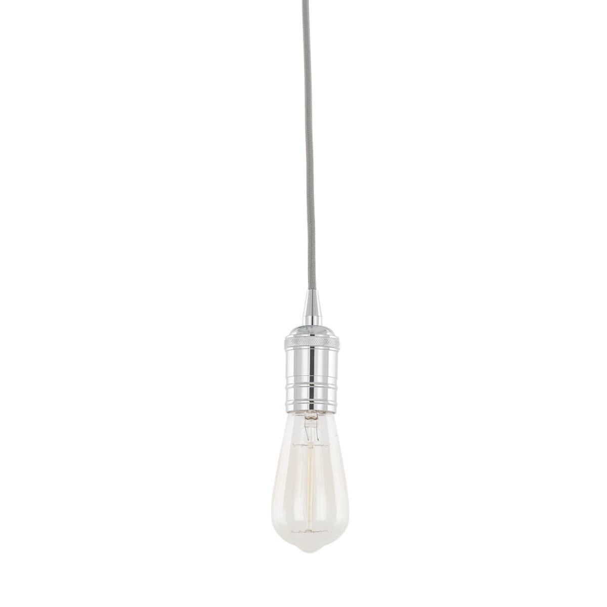 Lampa wisząca Atrium srebrna 1xE27x40W wym: 4,5 x 4,5 cm Italux - 4