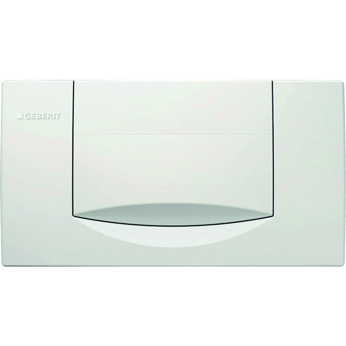 Geberit 115222111 Piastra di azionamento per cassette di risciacquo ad incasso 200F per azionamento lato anteriore, bianco