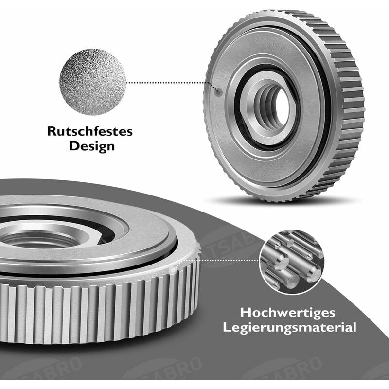 Dado A Sgancio Rapido M14 Per Smerigliatrici Angolari - Compatibile Con Bosch, Makita, DeWalt