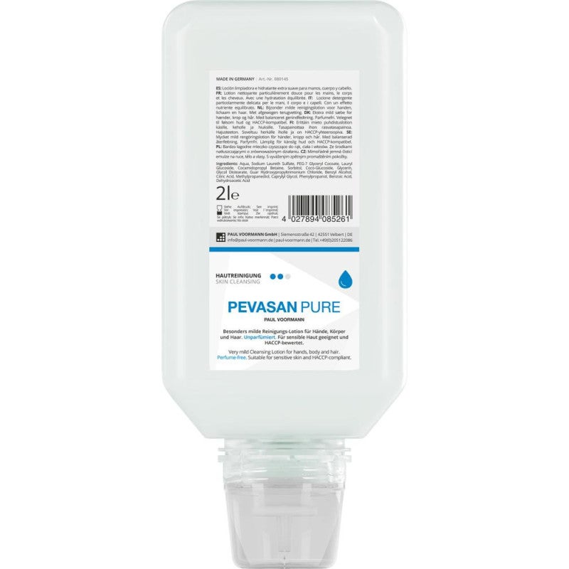 Pevasan PURE 2l ph-neutralny balsam do mycia rąk w miękkiej butelce PAUL VOORMANN