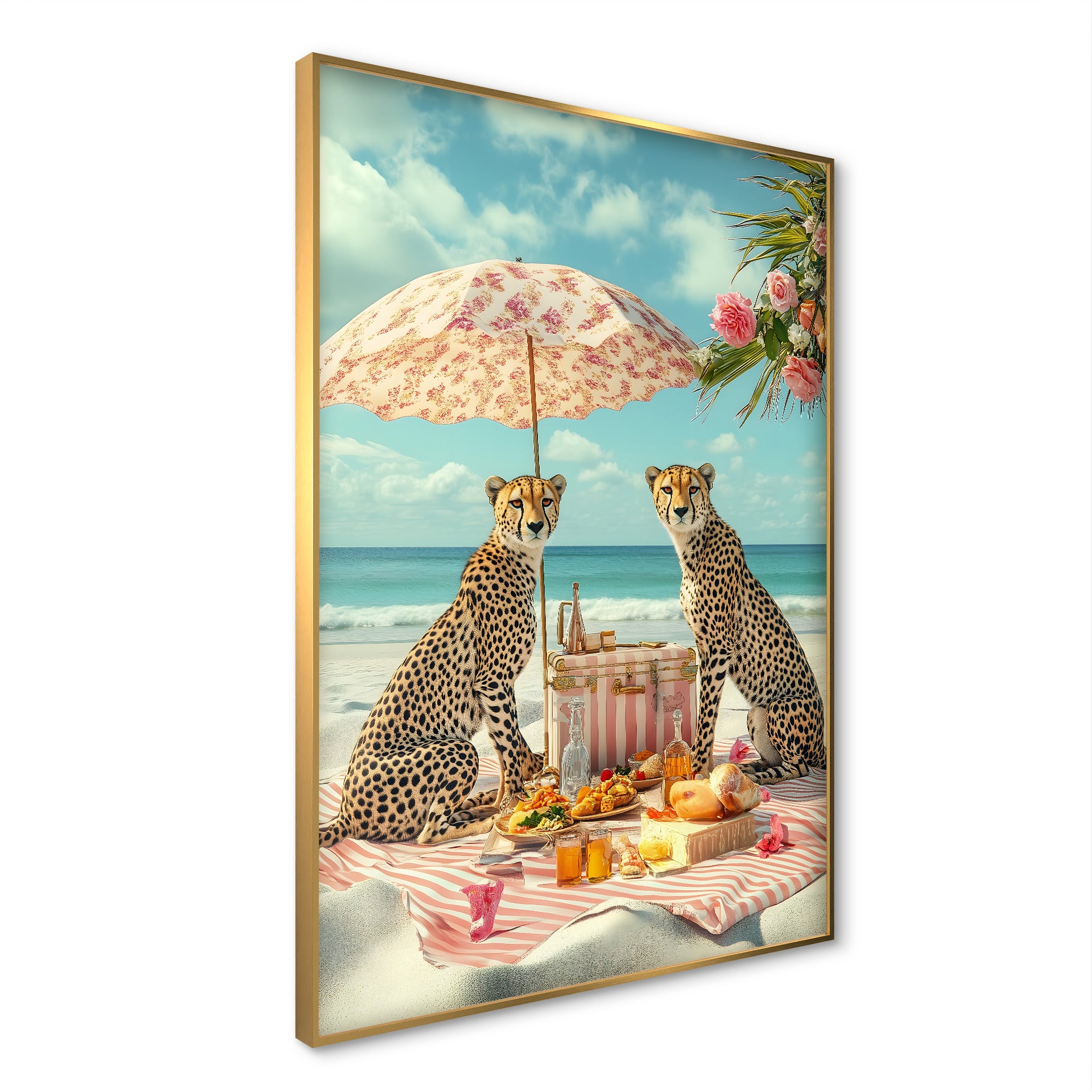 STYLER Tablou decorativ ArtBox picnic 50 x 70 cm, decor modern de perete pentru living, dormitor, hol și birou