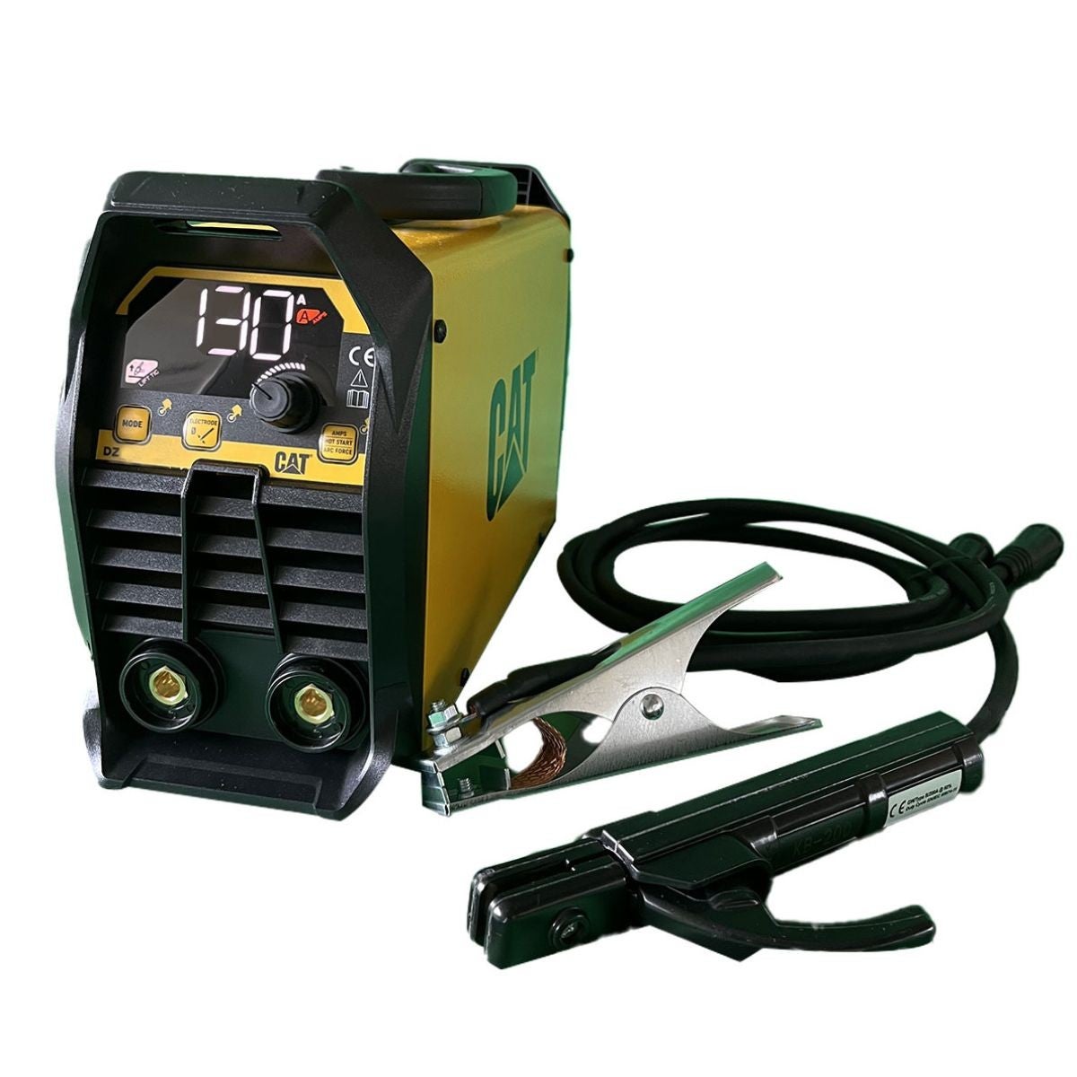 Poste à souder Inverter MMA 130A Ecran Numérique Electrodes Ø 1.6 - 3.2mm Acier Inox Fonte Réglage automatique intelligent CAT - 3