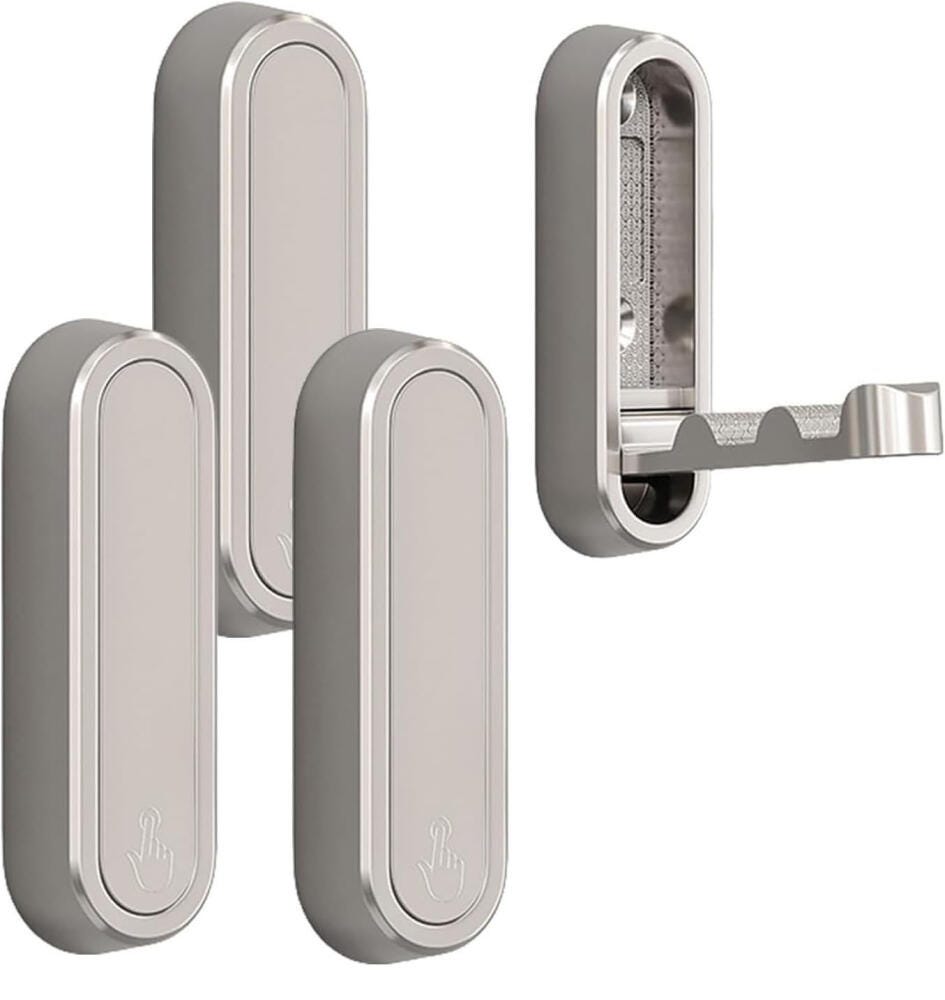 4 Ganci Da Parete Pieghevoli, Gancio Da Parete In Alluminio Gancio Pieghevole A 90 Gradi Ganci Appendiabiti Invisibili Per Ufficio Cucina Camera Da Letto Bagno Cucina Argento 89081409 4 Ganci Da Parete Pieghevoli, Gancio Da Parete In Alluminio Gancio Pieghevole A 90 Gradi Ganci Appendiabiti Invisibili Per Ufficio Cucina Camera Da Letto Bagno Cucina Argento 89081409