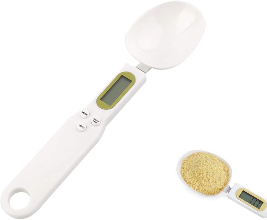 Przenośna cyfrowa łyżka Wysoka precyzja Mała waga z funkcją tarowania Ważenie i pomiar 1,1 LB / 500 g (0,1 g) waga miligramowa