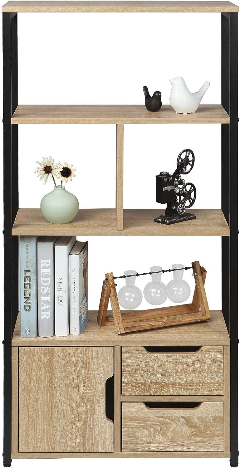 Bibliothèque pour Bureau Beige H. 120 x l. 58 x P. 24 cm - 3