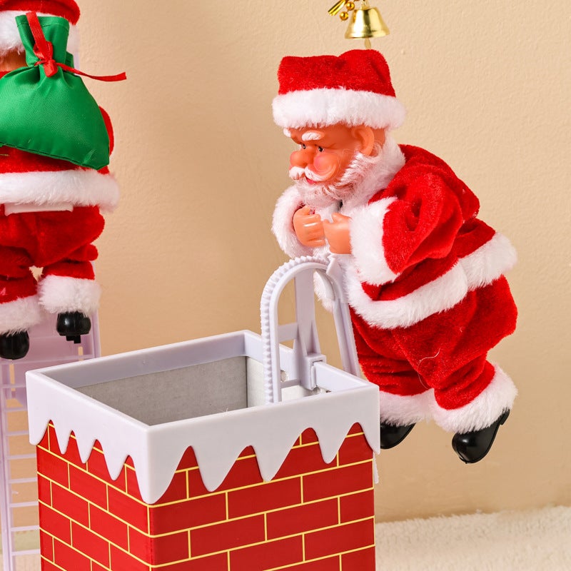 Jouet électrique Père Noël Cadeau de Noël Danse de rue Père Noël - 8