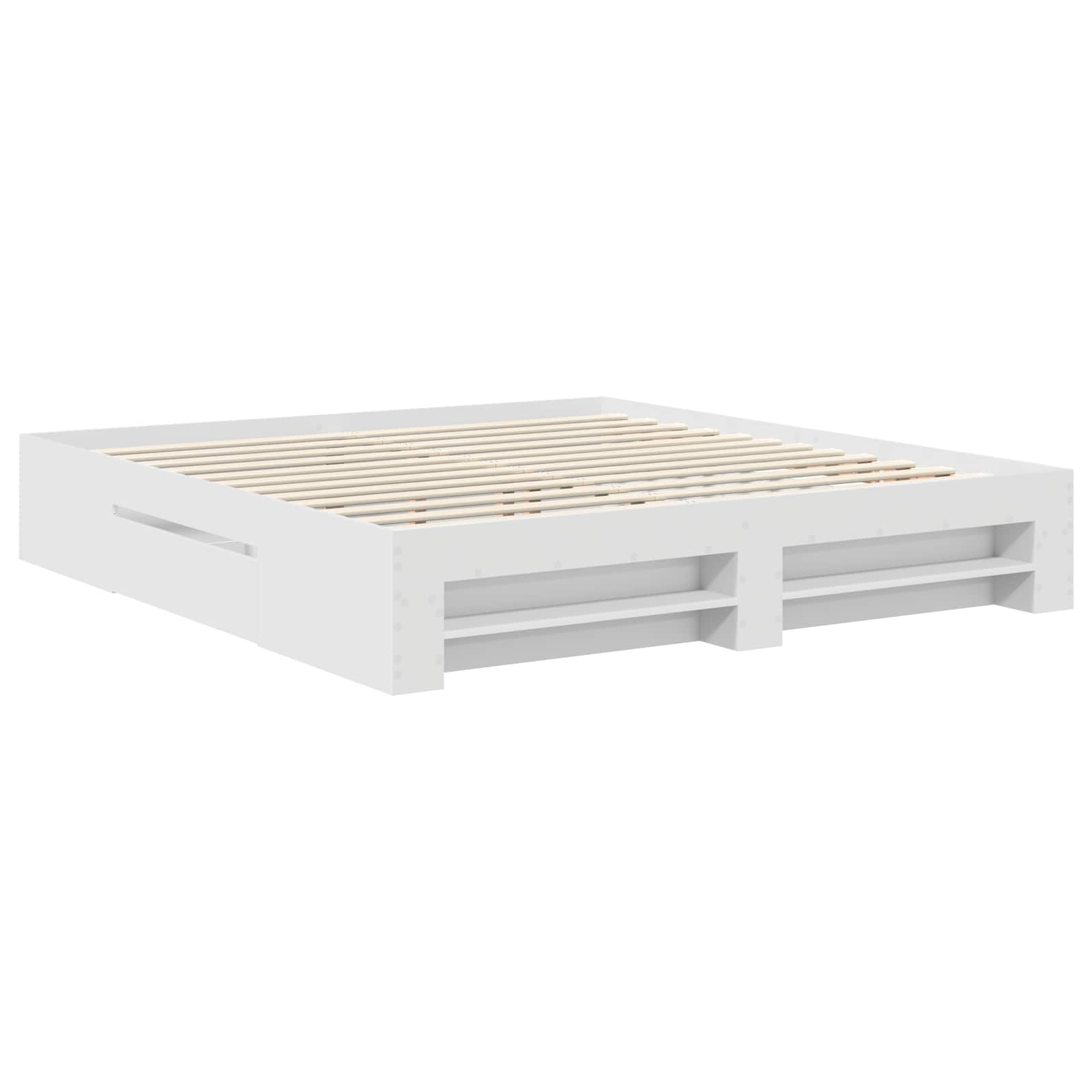 Estructura De Cama Doble Matrimonial - 180 x 200 cm Madera de ingeniería - 6