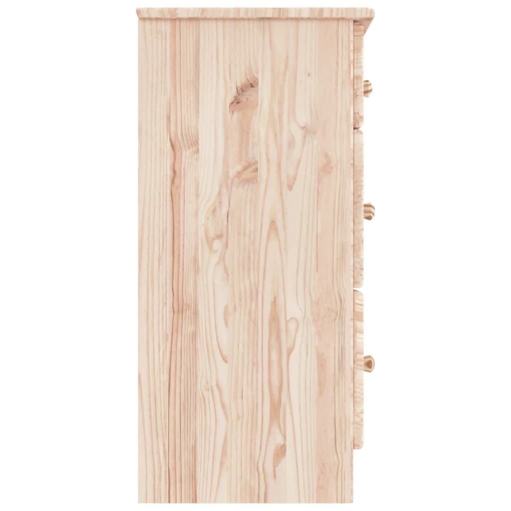 Commode ALTA 112x35x73 bois massif de pin - 5