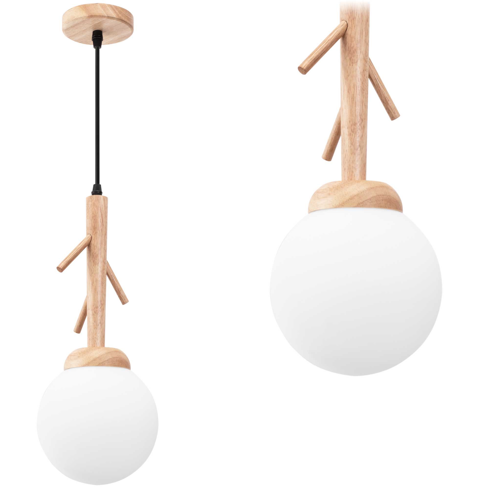 Lampa Sufitowa Wisząca Toolight App1422-1Cp Brązowy
