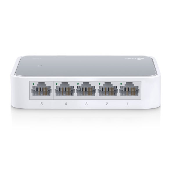 TP-LINK TL-SF1005D V15 commutateur réseau Géré Fast Ethernet (10/100) Blanc - 8