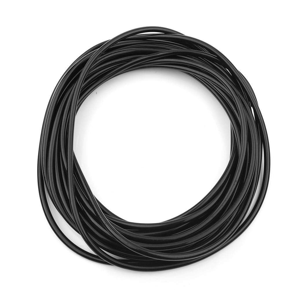 Tuyau de dérivation d'irrigation goutte à goutte flexible en PVC de 10 m, diamètre intérieur 4 mm, diamètre extérieur 6 mm, noir - 3