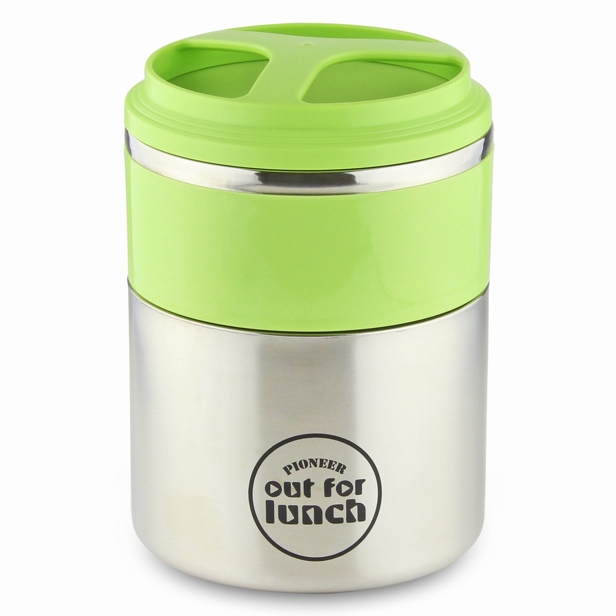 QINGZY Thermos per Alimenti Caldi, 530ml+290ml Contenitore Termico per Alimenti Caldi, Freddi, Doppio Strato, 304 Acciaio Inossidabile, Tazza da Cereali con Cucchiaio per Scuola, Ufficio (Rosa