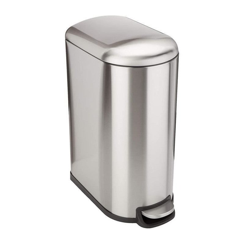 Kosz na Śmieci z Pedałem Inox FULLER srebrny 40L