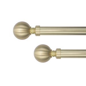 Lot De 50 Tringles à Rideaux Dorées Extensibles - 11mm, 40-70cm