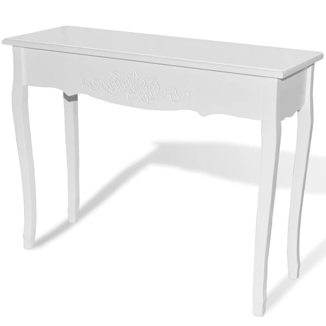 CONSOLE 1 TIROIR Laqué blanc BOIS TABLE TABLE VENETO CONSOLE 1 TIROIR Laqué blanc BOIS TABLE TABLE VENETO