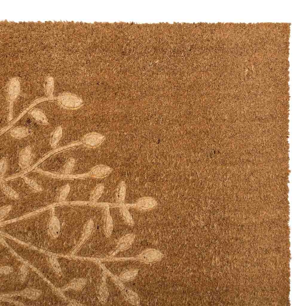 Tapis d'entrée en fibre pressée marron 50x120 - 4