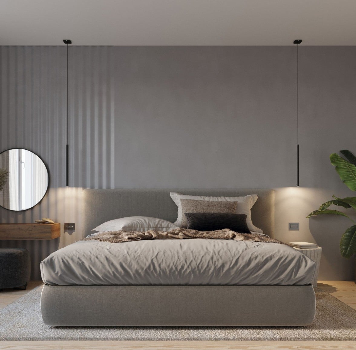 Lampa wisząca Pastelo czarna 1xG9x12W punktowa tuba wym: 100 x 8 x 8 cm metal Sollux Lighting - 2