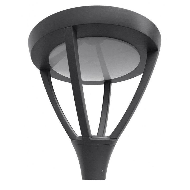 Głowica latarni LED Mars ciemno-szary 45W Ciepła biel 3700lm aluminium wym:46,7x44x44cm IP65 SU-MA