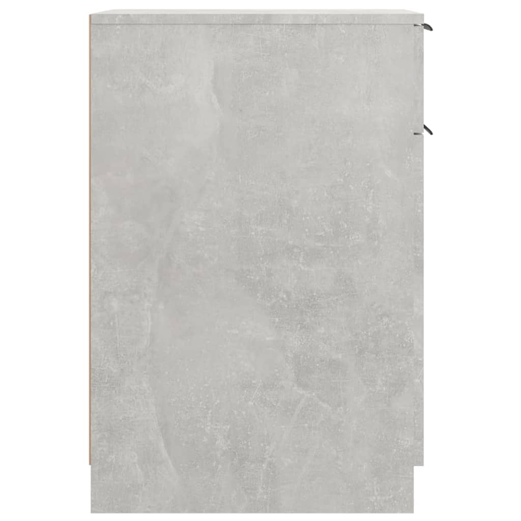 Maison Exclusive - Armoire de bureau Gris béton 33,5x50x75 cm Bois d'ingénierie - 8