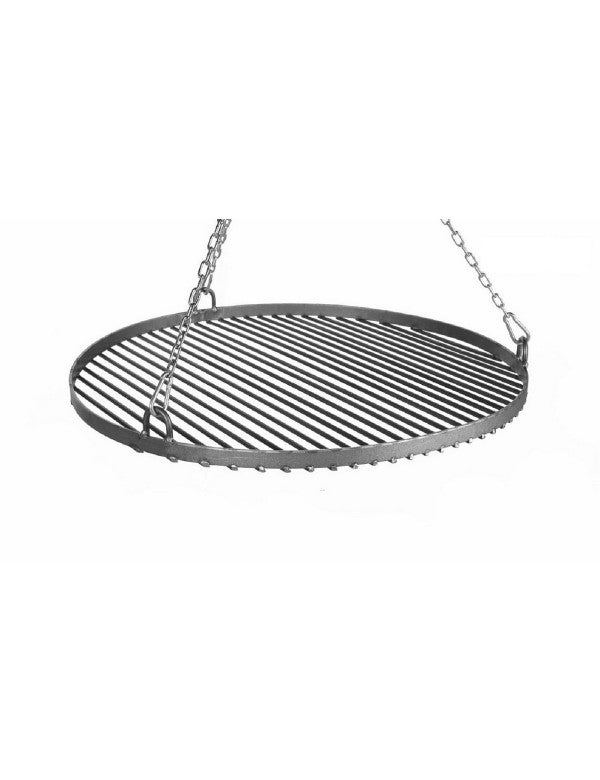 Grille Barbecue Ronde Acier Inoxydable 60 Cm – Pour Gril Pivotant Ou Tripode, Facile à Nettoyer