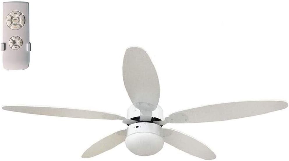 Ventilatore Da Soffitto CJOY Con Luce LED - Telecomando, 5 Pale, Motore CC Silenzioso - 56cm - Foto 13