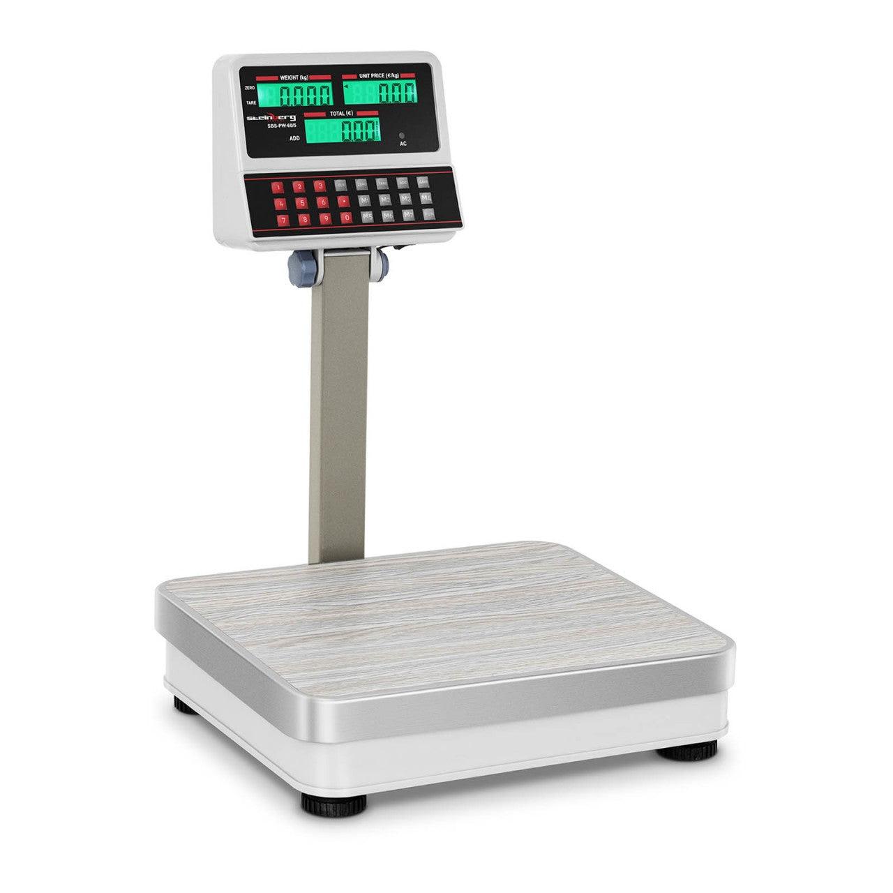 Balance poids-prix - 100kg/10g - LCD blanc 14_0000677 | Leroy Merlin