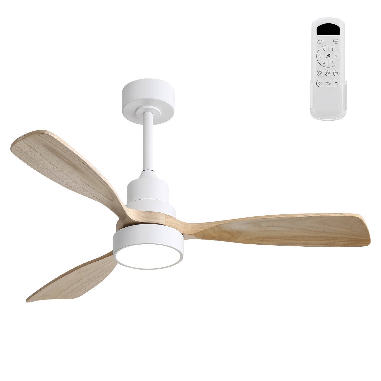 Ventilateur de plafond avec éclairage 122 cm, LED 18 W à intensité — free download