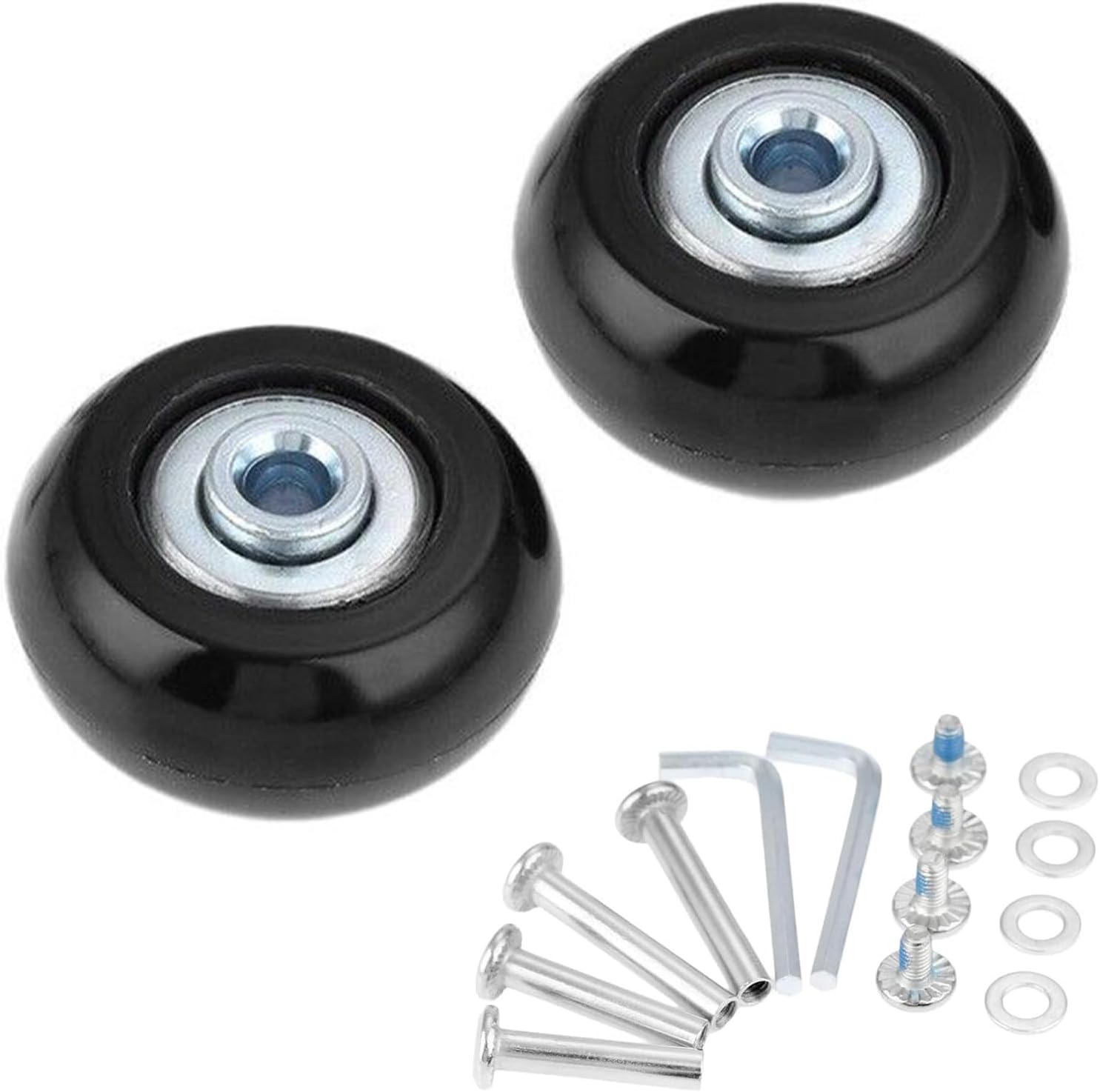 Roues De Rechange Blanches Pour Tapis Tucker / Orcon Quik Tuck - Plastique