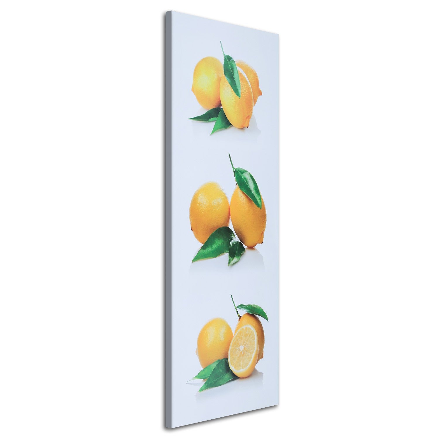 Obraz na płótnie, Żółte cytryny 50x150