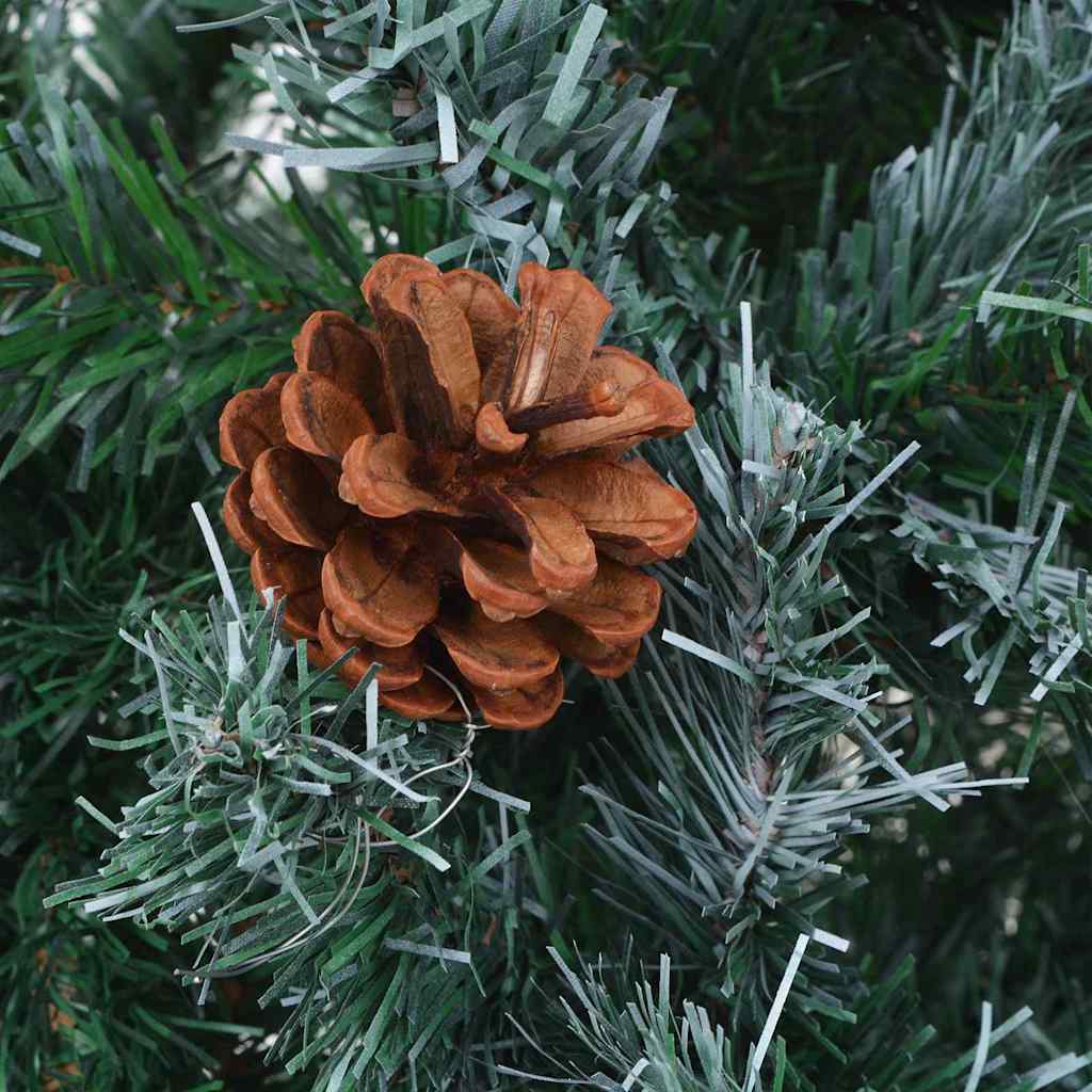 Sapin de Noël | Arbre de Noël artificiel avec 300 LED Vert 180 cm PVC et Acier - 8
