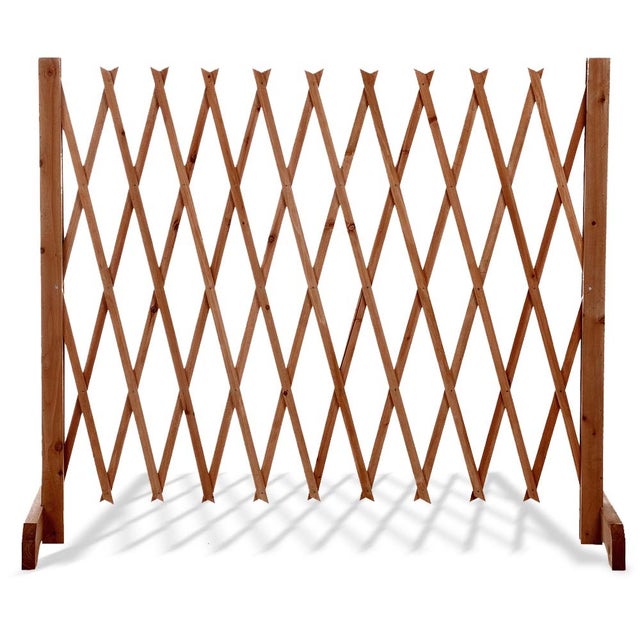 Barrière de sécurité extensible - 30 à 150 cm x 90 cm - Barrière de protection en bois