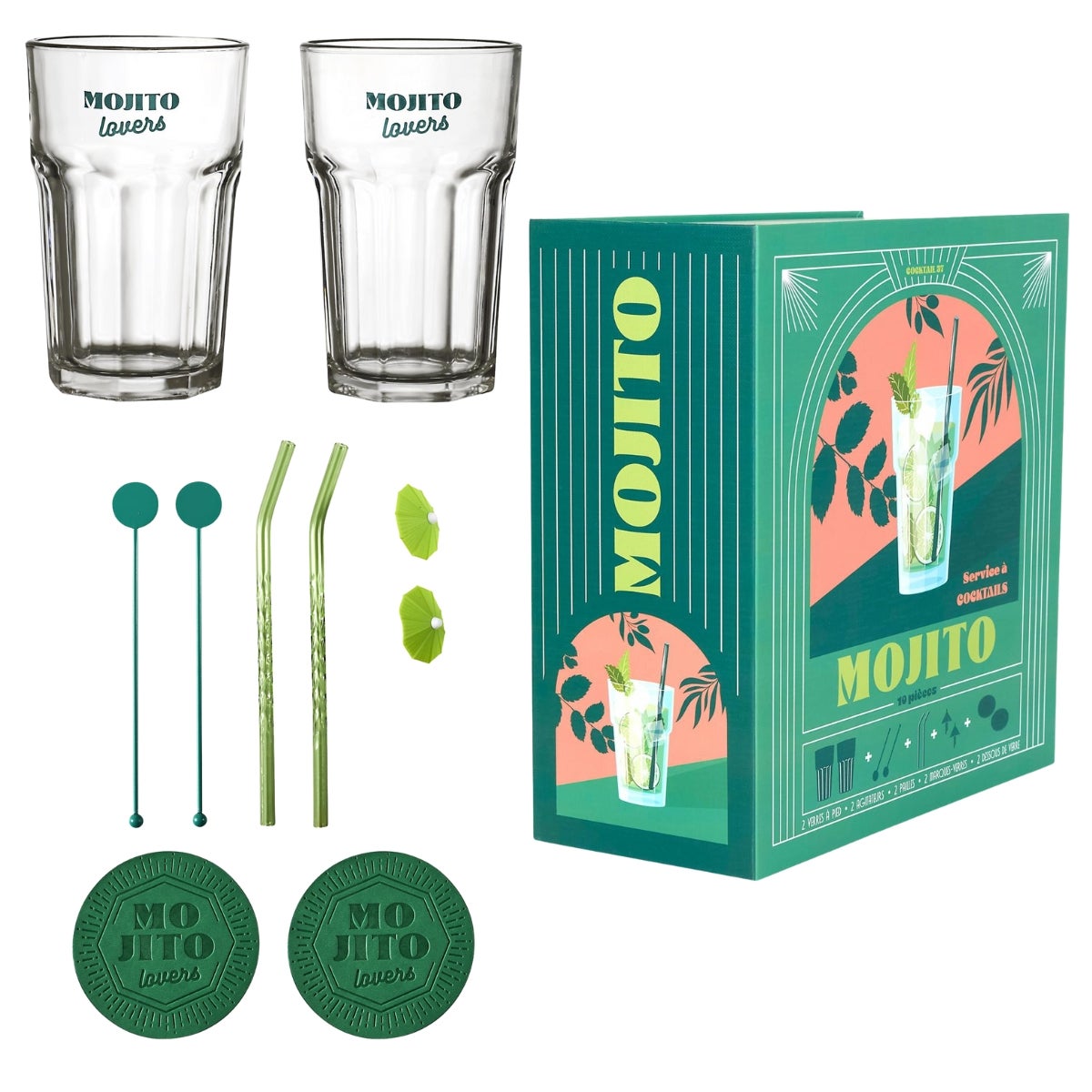 Zestaw do drinków MOHITO HowHomely szkło w pudełku 1 zest.
