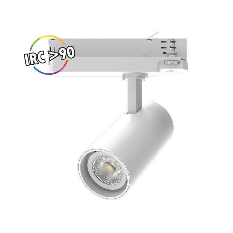 Spot LED sur Rail – 25W – Blanc Neutre 4000K – 2500lm – Orientable ...