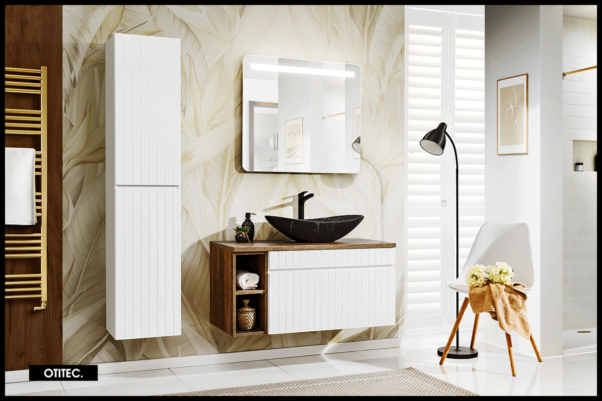 Meuble Salle De Bain 100 Cm Vasque à Poser