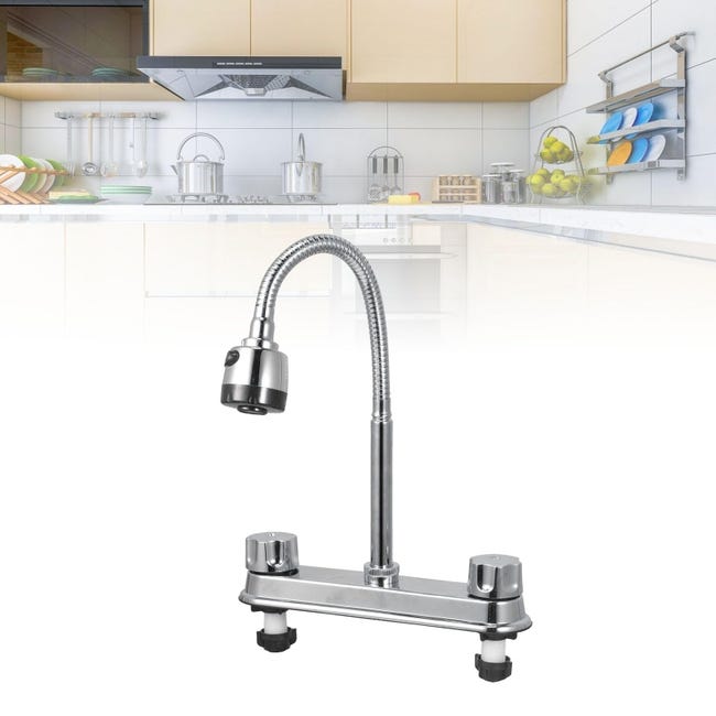 Rubinetto Lavabo A Freddo - Cromato, Facile Installazione E Senza Piombo! - Foto 4