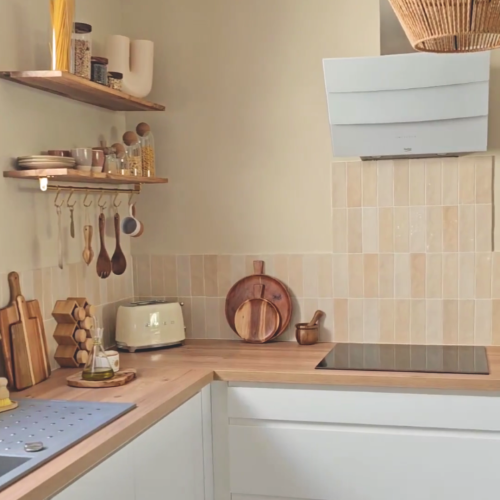 Carrelage Effet Zellige NOLITA Beige 6,5x20 - 4
