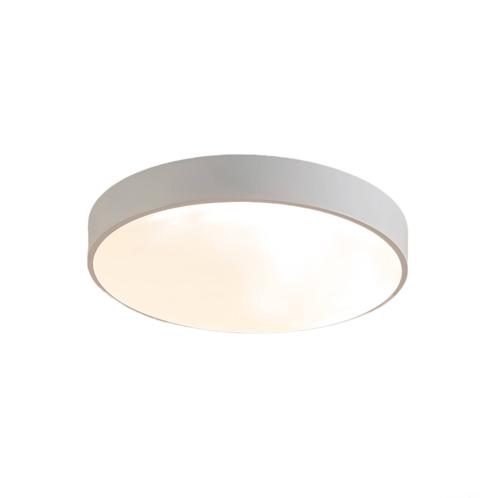 Lindby  Plafón Led Simera, Ø 50Cm, Metal, Lámpara Led, Plafón Led, Lámpara De Techo Blanco , Leroy Merlin