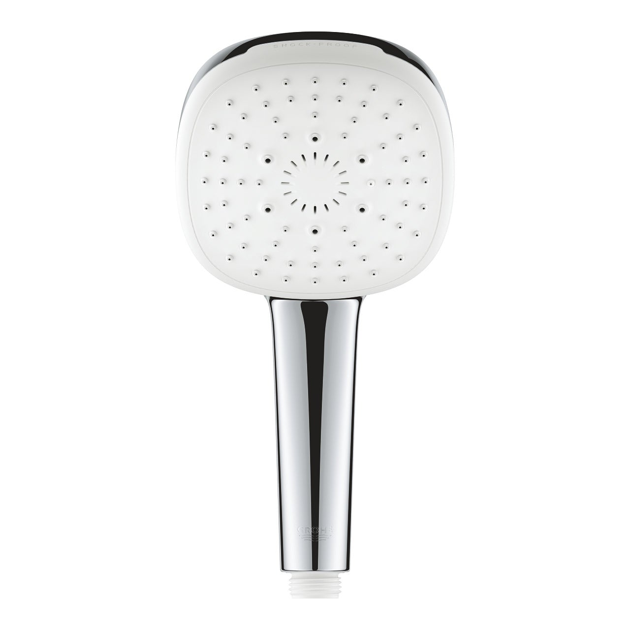 Para de dus Grohe 27572003, Tempesta Cube 110, diametru 110 mm, 3 functii, montaj universal, racord 1/2'', crom
