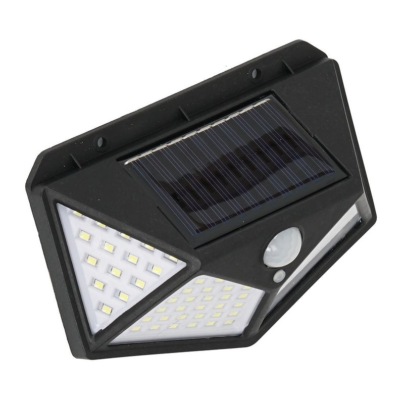 Kinkiet solarny z czujnikiem ruchu BATMAN LED 3W Neutralna biel 80lm czarny wym:10x13,5x5,5cm IP44 Eko-Light