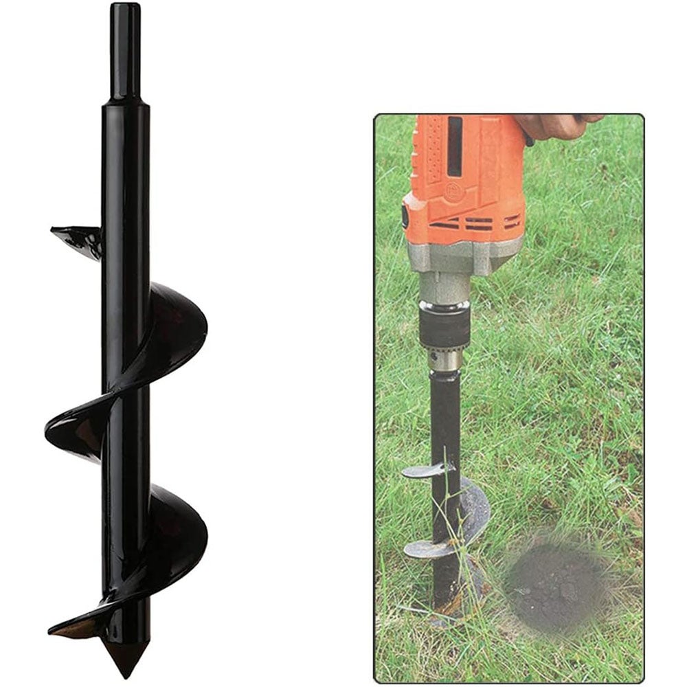 Jardin Foreuse, Acier Inoxydable, Tariere Thermique, Creuser des Trous Cultiver en Profondeur, Outil de Plantation Pratique pour Fleur Planter - 6
