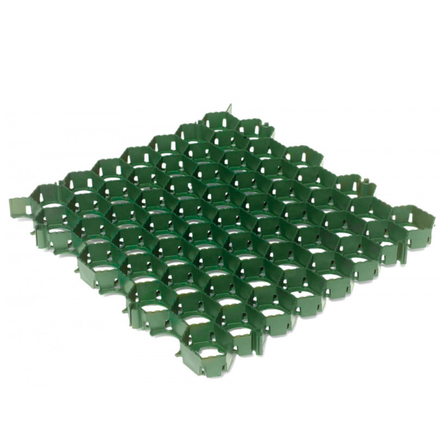 Dalle gazon PP 100% recyclé 50 x 50 cm - Vert foncé