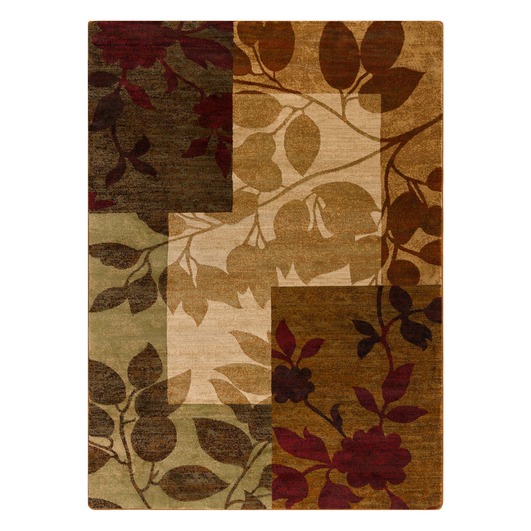 Dywan ROYAL 5282 Liście - beż / zielony 200x290 cm