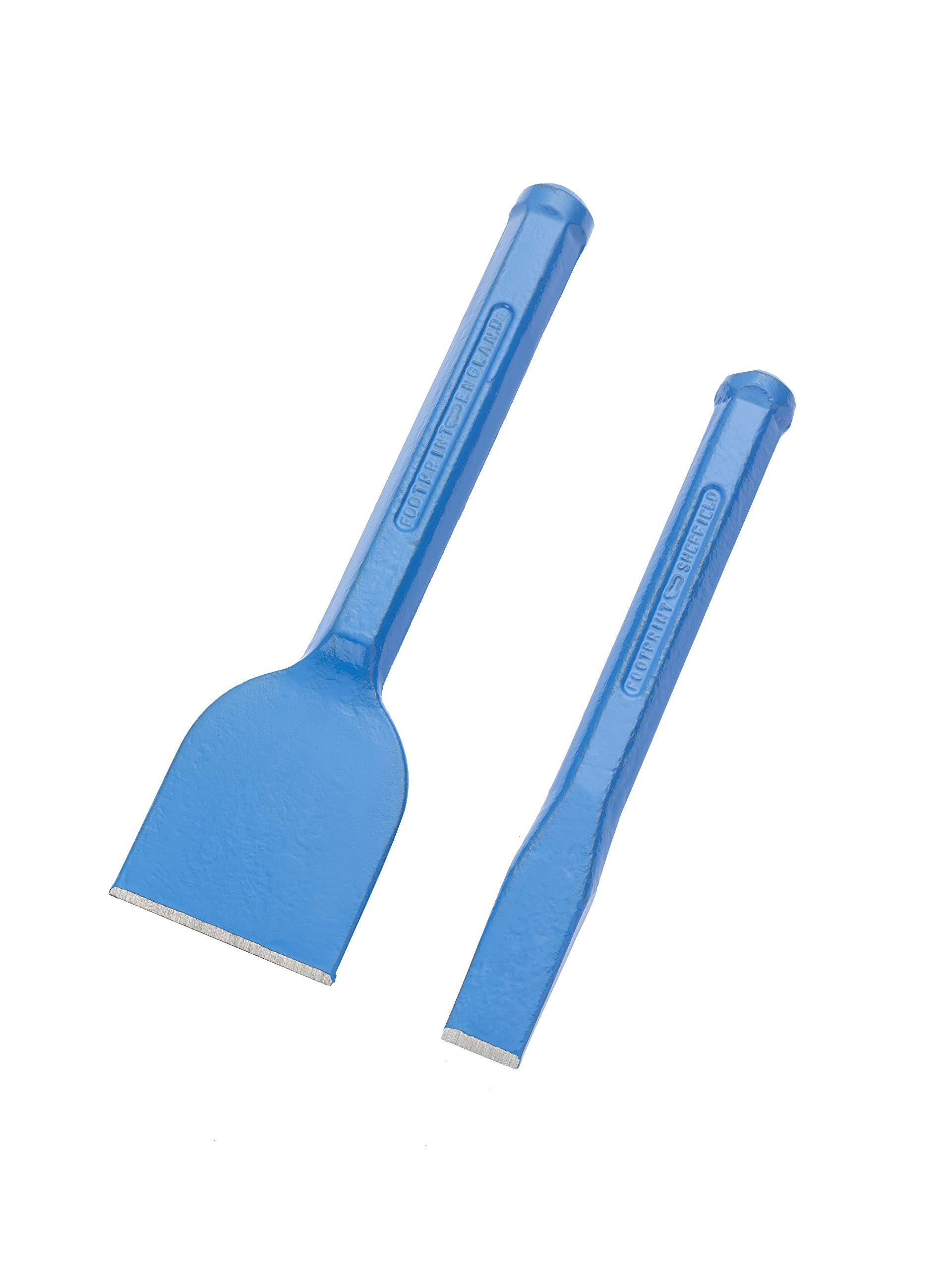 Set Di 3 Scalpelli Per Muratore - Piatti Per Mattoni E Pietre Con Paracolpo - Foto 2