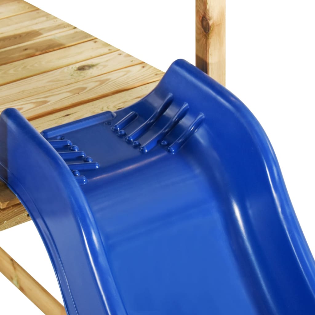 Altalene per parco giochi all'aperto scivolo altalene robuste giochi da giardino 300 x 220 x 200 cm legno 02_0004706 - 4