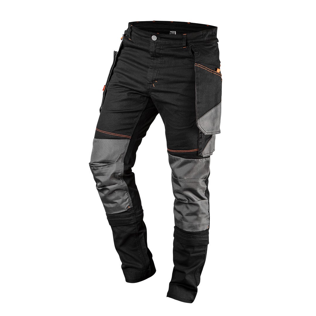 Spodnie robocze HD Slim, odpinane kieszenie, r. XL NEO TOOLS