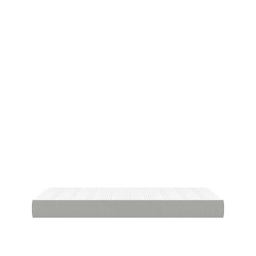Materac vidaXL sprężyny kieszeniowe i pianka szary 90x200x20 cm średnio-twardy